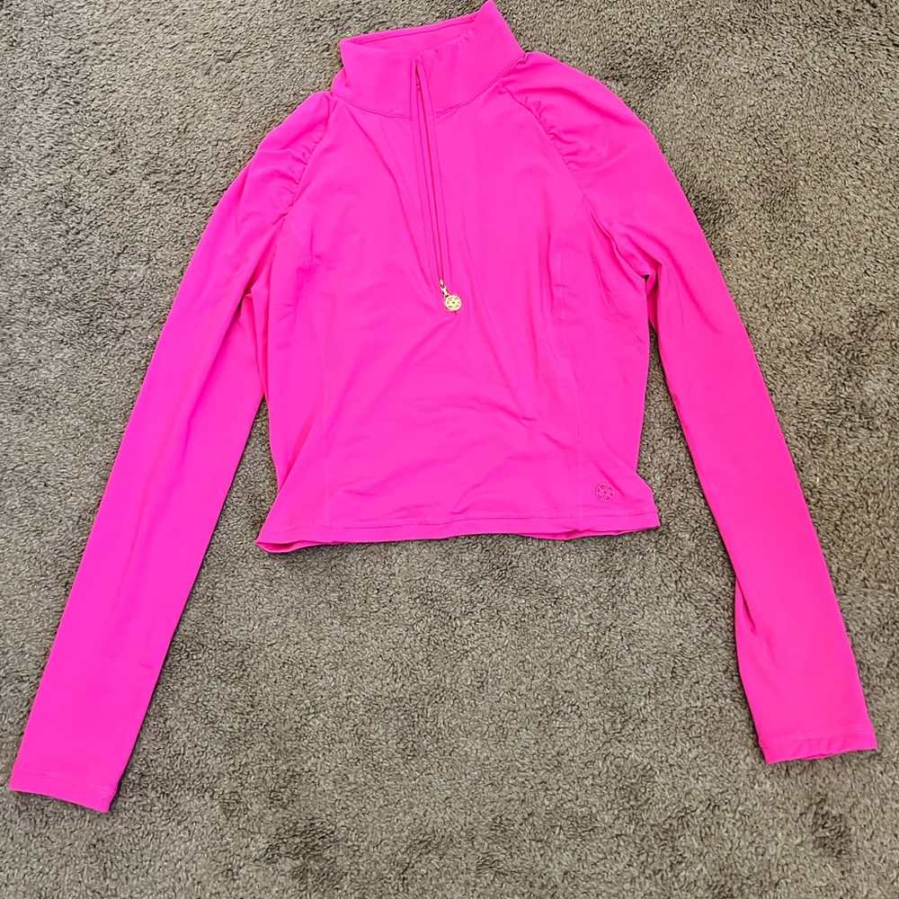 Lilly Pulitzer luxletic cropped jacket